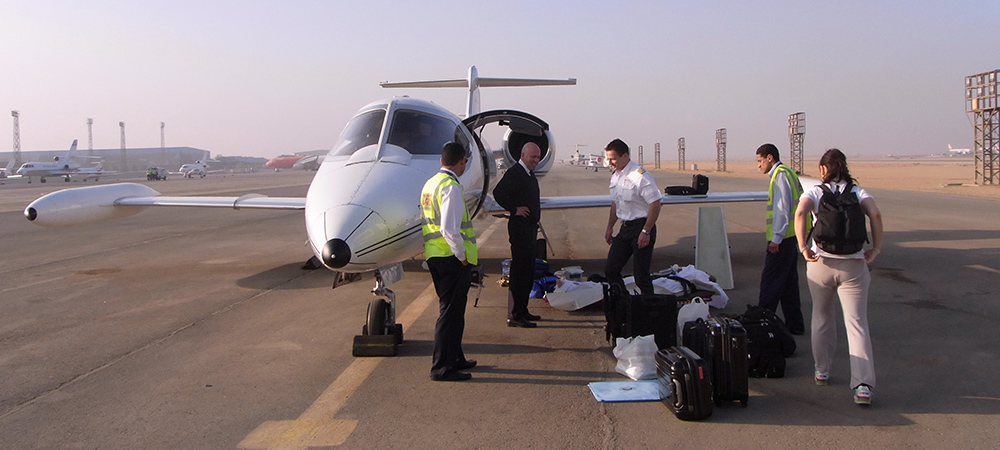 International Evacuation and Repatriation by charter jet from Cairo, Egypt